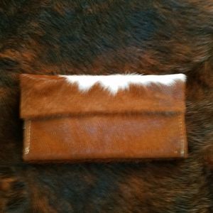 Cowhide handmade wallet
